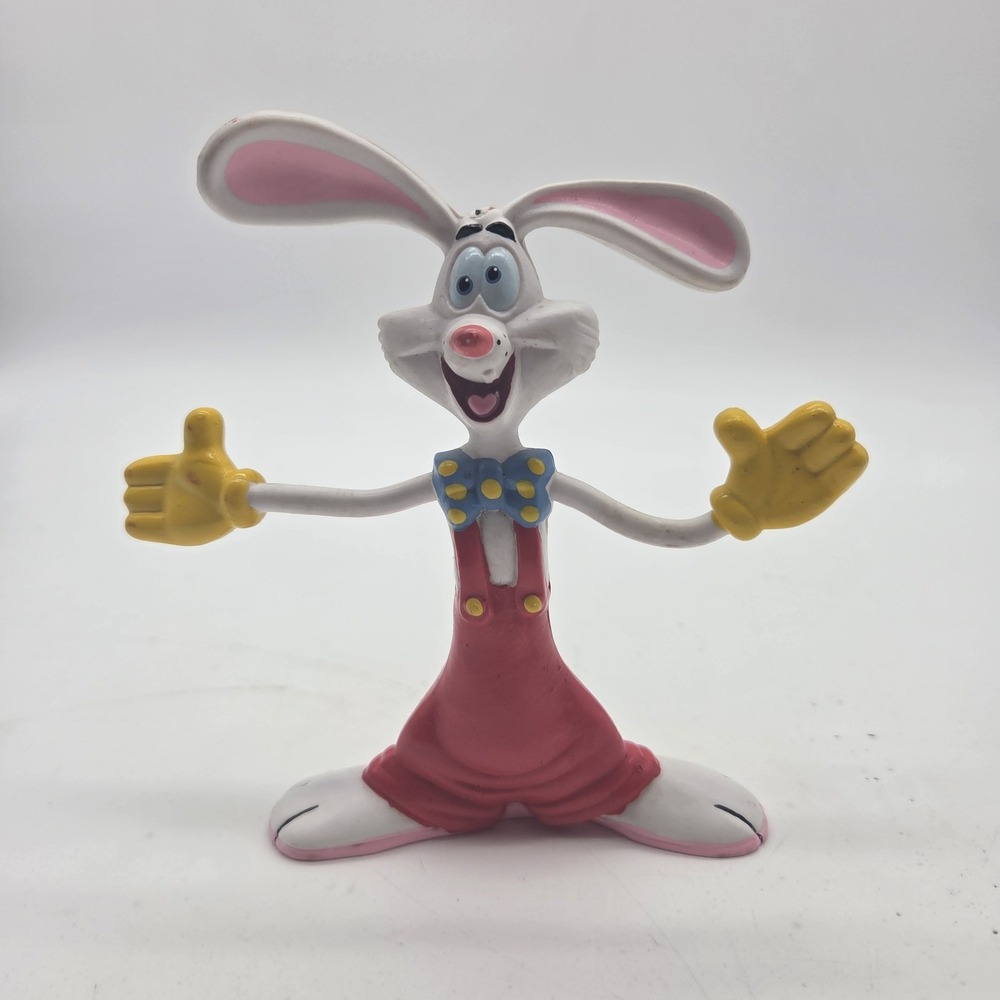 Who Framed Roger Rabbit Bendable Bendy Posable PVC 6" Figure Disney Amblin 1987
